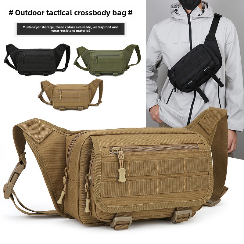Travel Accessories Bike - メンズ タクティカル ファニーパック ナイロン ウエストバッグ 大容量