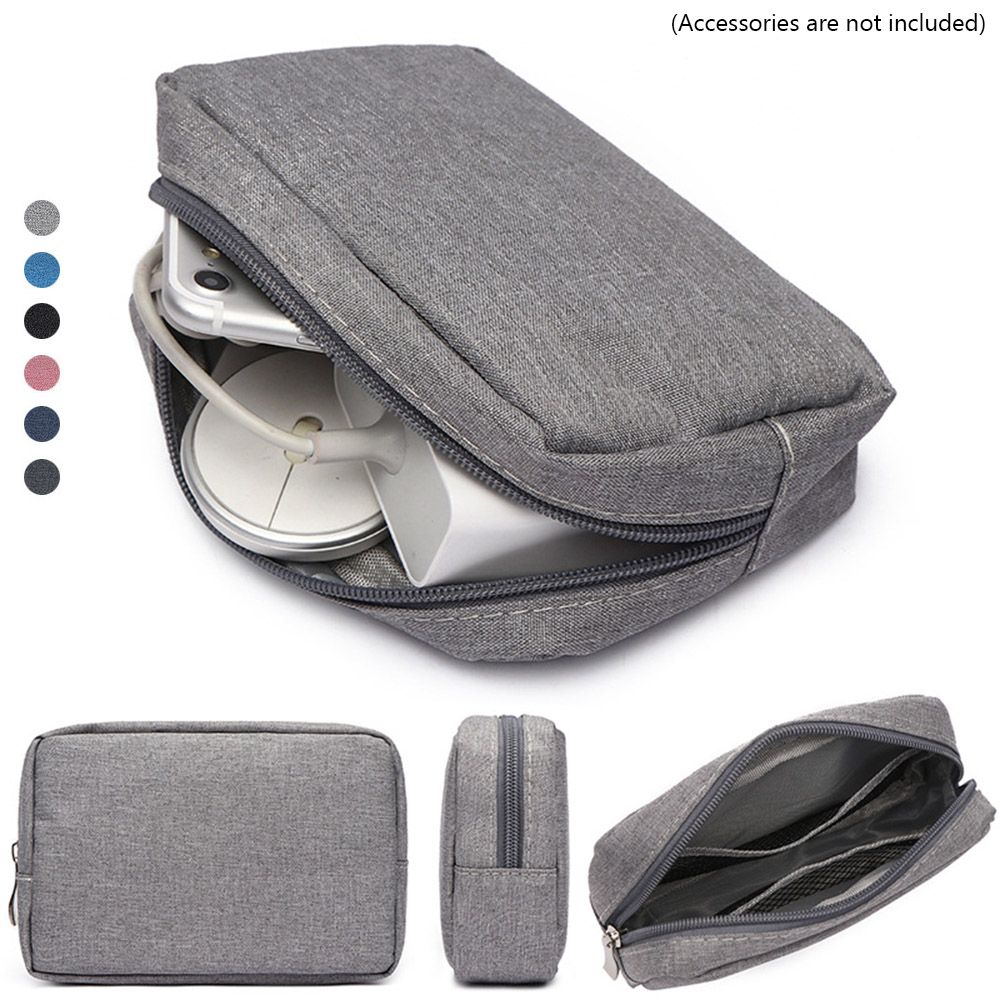 Travel Accessories Gadget - トラベルオーガナイザー HDD ガジェットデバイスポーチ 収納バッグ メイクアップカバー デジタルアクセサリー