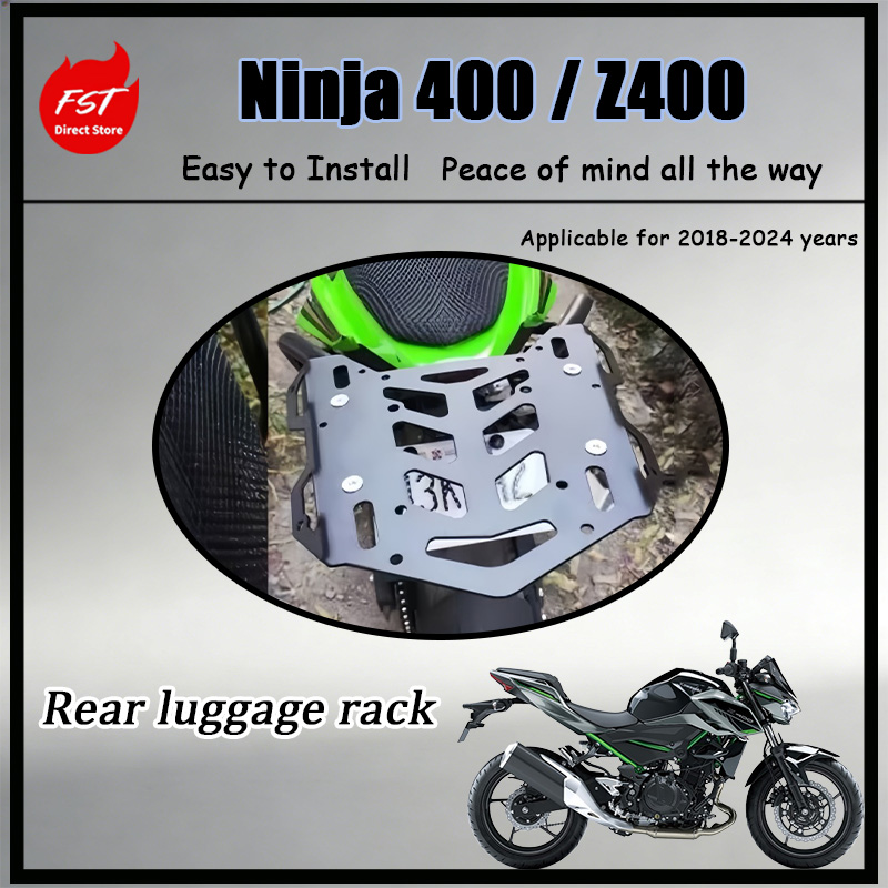 Travel Accessories Gear - 忍者 400 Z400 18-24 リアフェンダー荷物ラック耐荷重トップケースベース安定したオートバイ旅行ギアアクセサリー