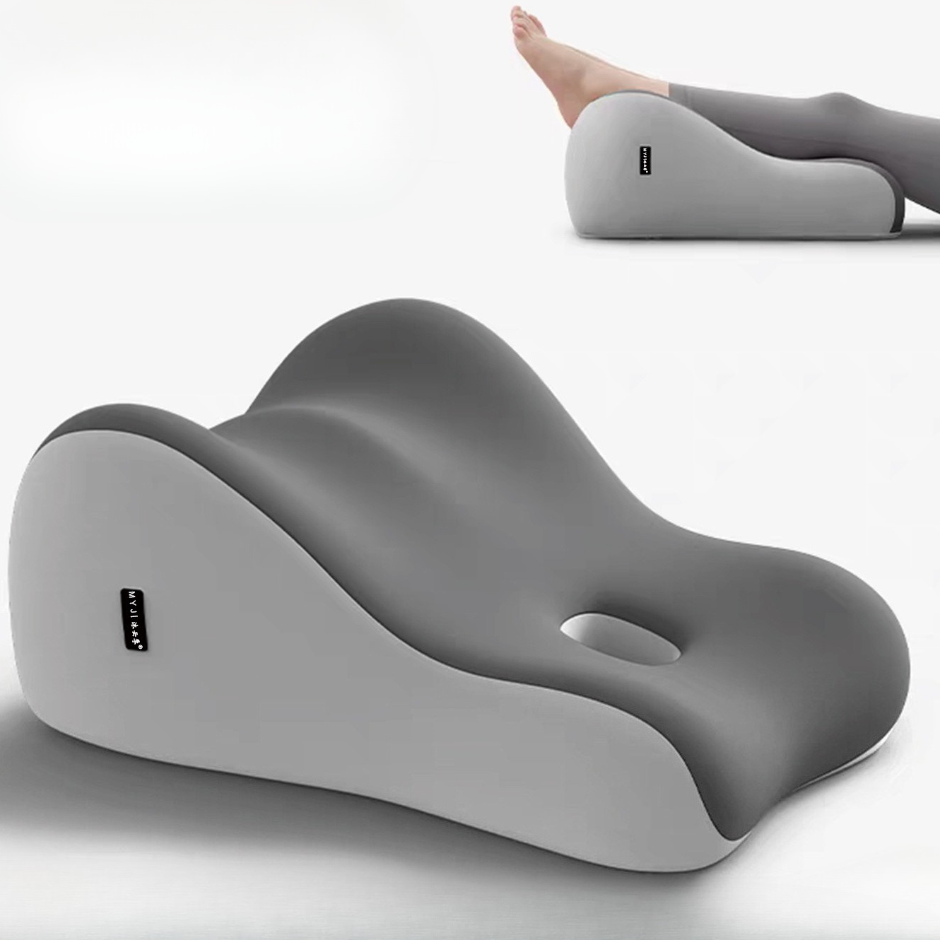 Neck Pillow Memory Foam - カップル用インティマシーサポートウェッジ枕、メモリーフォームポジショニングクッション、背中、首、腰の痛み緩和、洗濯可能なカバー付き