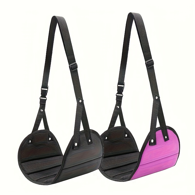 Travel Accessories Comfort - 調節可能な飛行機用フットレストハンモック、ストラップ付きポータブルトラベルレッグレストペダル、フライトバスオフィス用の快適なフットサポート