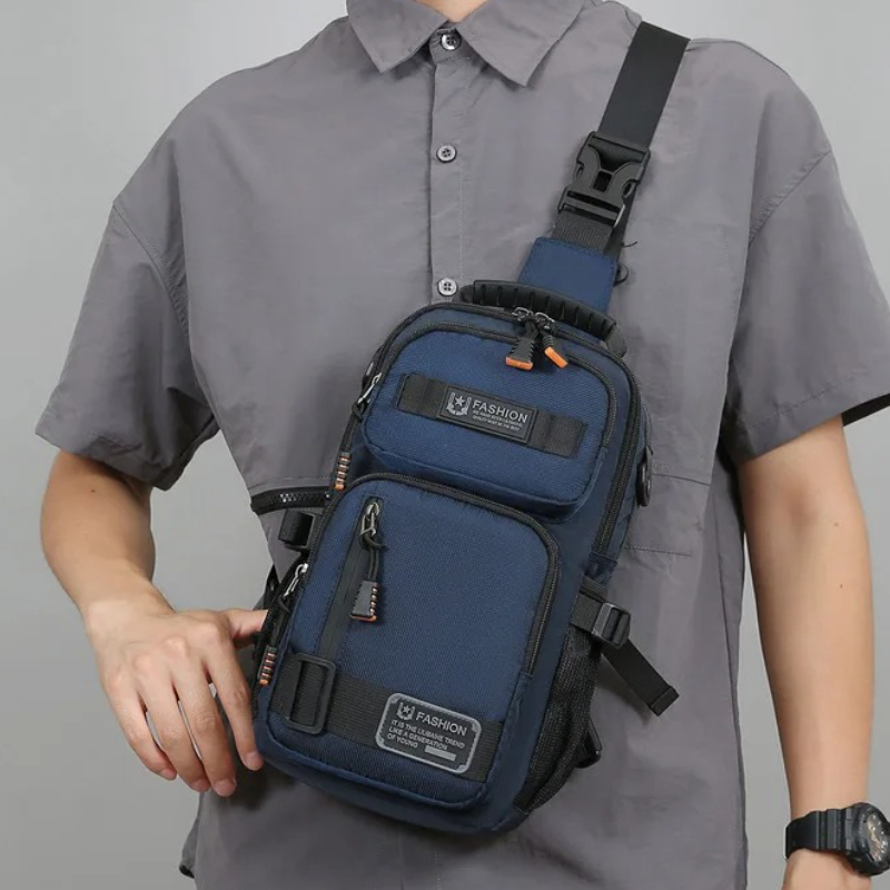 Travel Accessories Bike - メンズ多機能ショルダーバッグ高品質オックスフォードメンズウエストパック旅行軽量アウトドアハイキングサイクリングクロスボディバッグ