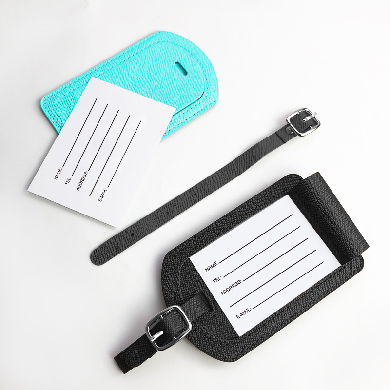 Travel Accessories Bag For Women - 旅行用荷物タグ 女性用 男性用 ホリデーラベル 荷物用PUレザー 搭乗券バッグタグ
