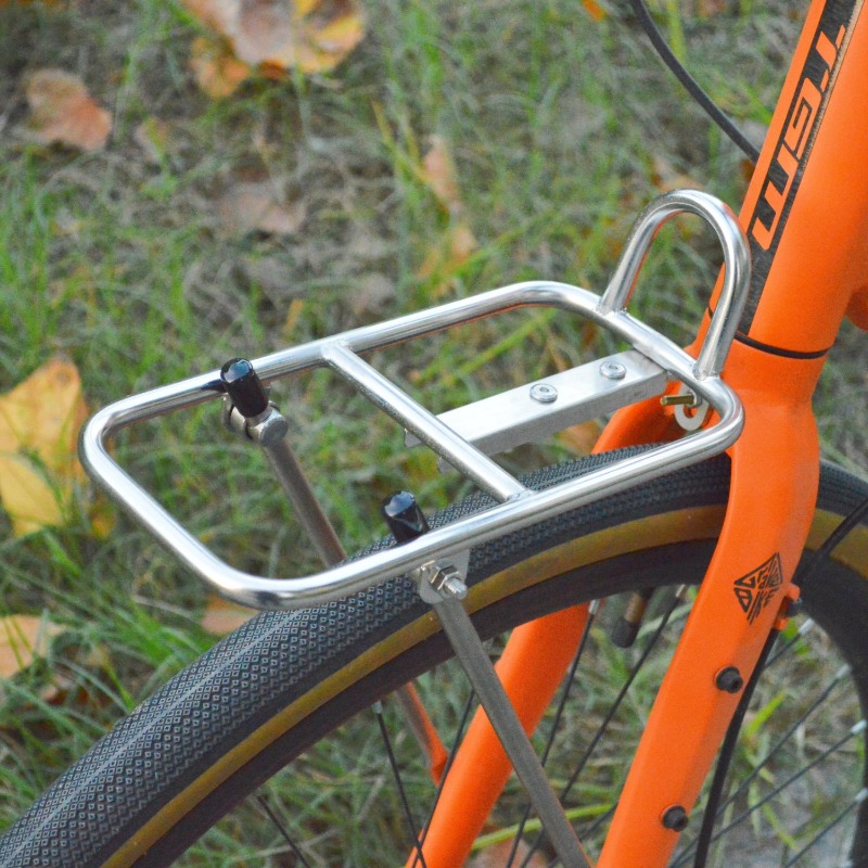 Travel Accessories Bike - ステンレス鋼製自転車ラック耐荷重一体型防錆調整可能な自転車荷物キャリア自転車アクセサリー