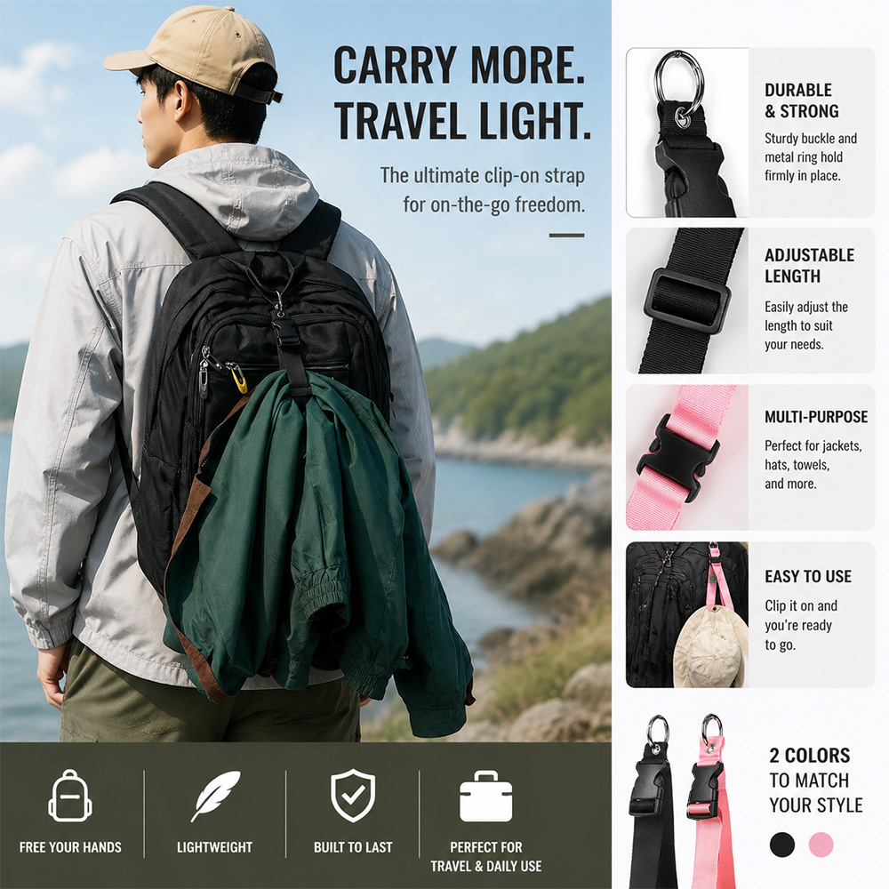 Travel Accessories Bag For Women - ポータブル盗難防止荷物ストラップ耐久性のある屋外バックル男性女性バックパッククリップ必須旅行ギフトバッグタグ荷物用