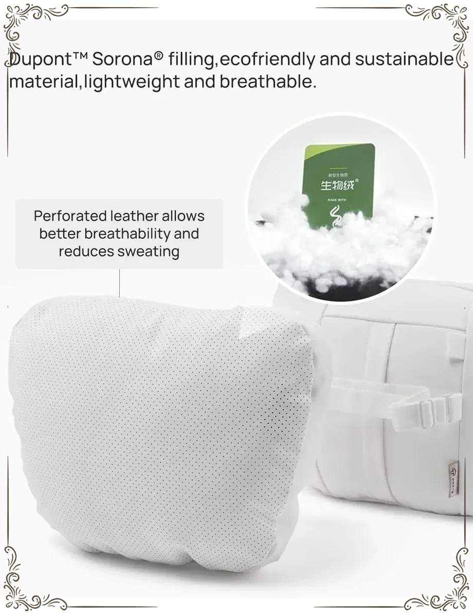 スエード製快適ヘッドレストネックピロー テスラ ハイランド  - Travel Accessories Comfort のレビューと価格