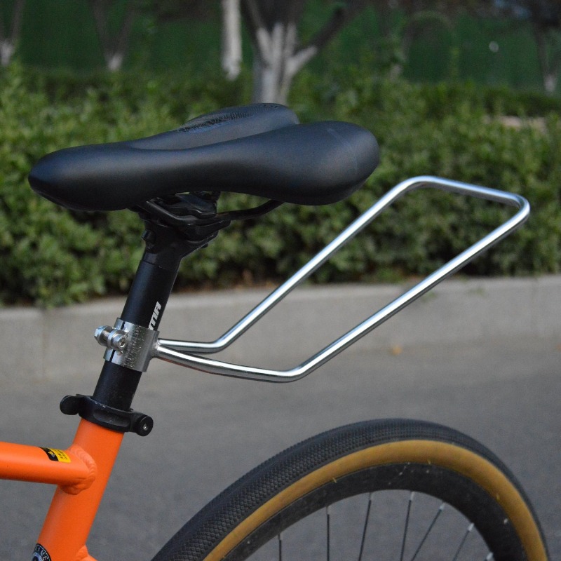 304 ステンレス鋼自転車リアラック耐荷重安定性一体型防食自 - Travel Accessories Bike のレビューと価格