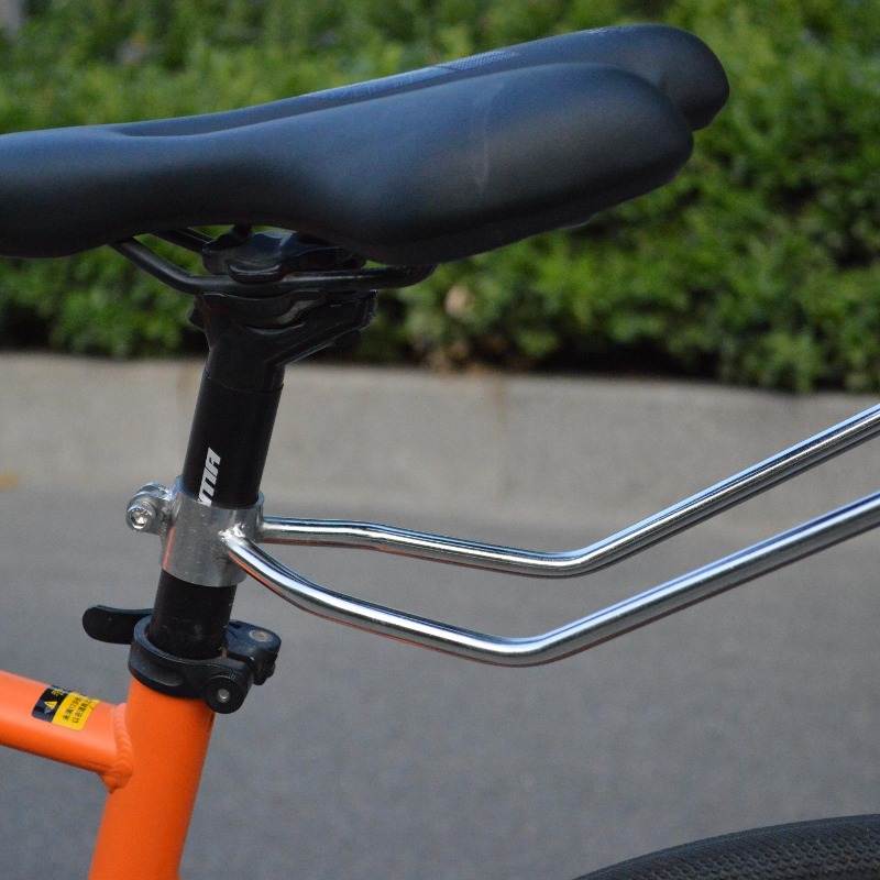 304 ステンレス鋼自転車リアラック耐荷重安定性一体型防食自 - Travel Accessories Bike のレビューと価格