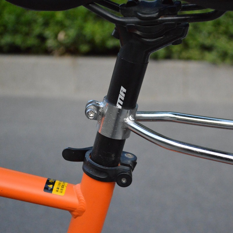 304 ステンレス鋼自転車リアラック耐荷重安定性一体型防食自 - Travel Accessories Bike のレビューと価格