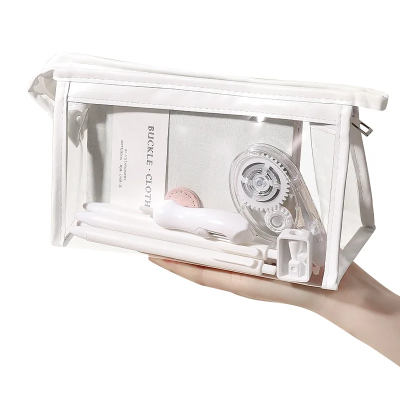 大容量防水コスメティックバッグ,透明な夏の収納バッグ,メイク - Toiletry Bag Tsa のレビューと価格