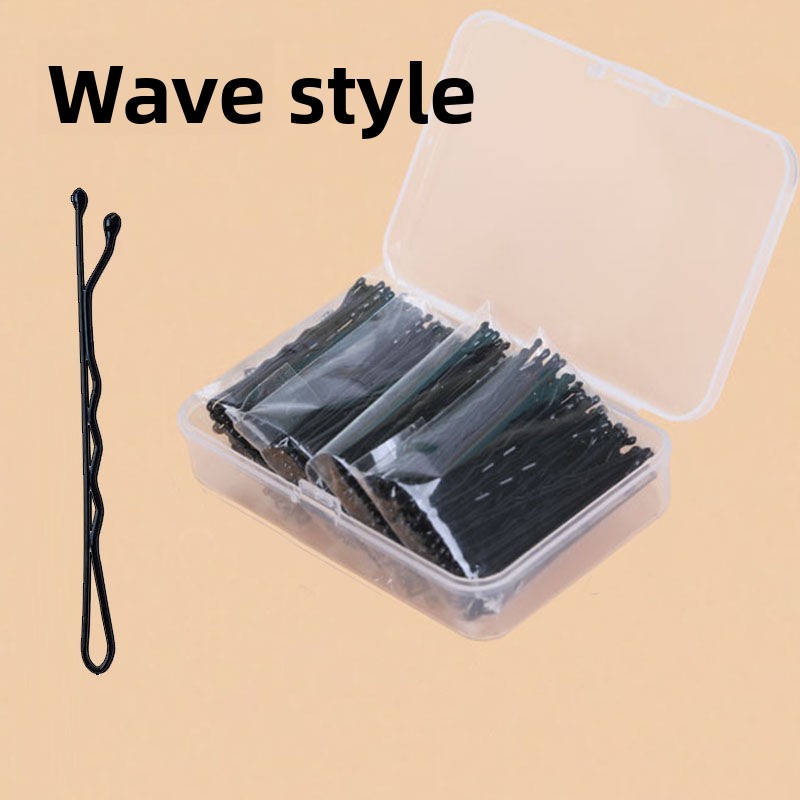 目に見えないヘアクリップセット、黒のU字型スチール製ヘアピン - Travel Accessories For 4 Year Old のレビューと価格