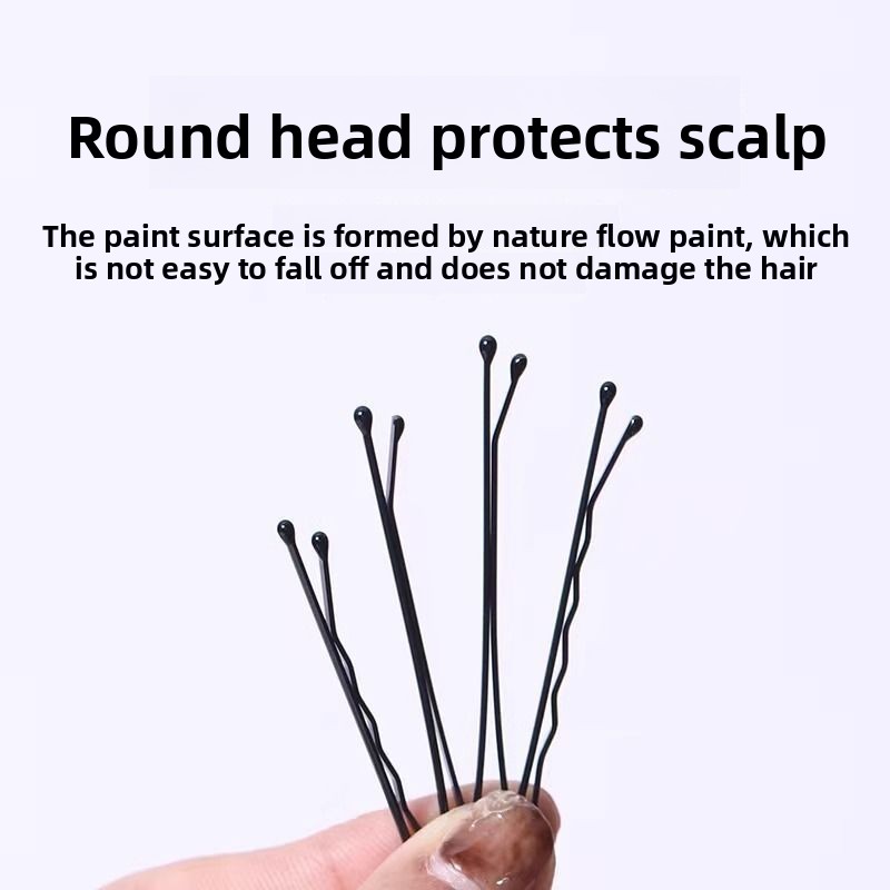 目に見えないヘアクリップセット、黒のU字型スチール製ヘアピン - Travel Accessories For 4 Year Old のレビューと価格