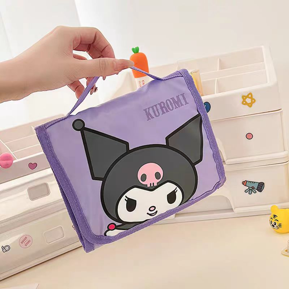 純正サンリオ折りたたみ式メイクアップバッグ クロミ メロディ - Travel Accessories For Japan Trip のレビューと価格