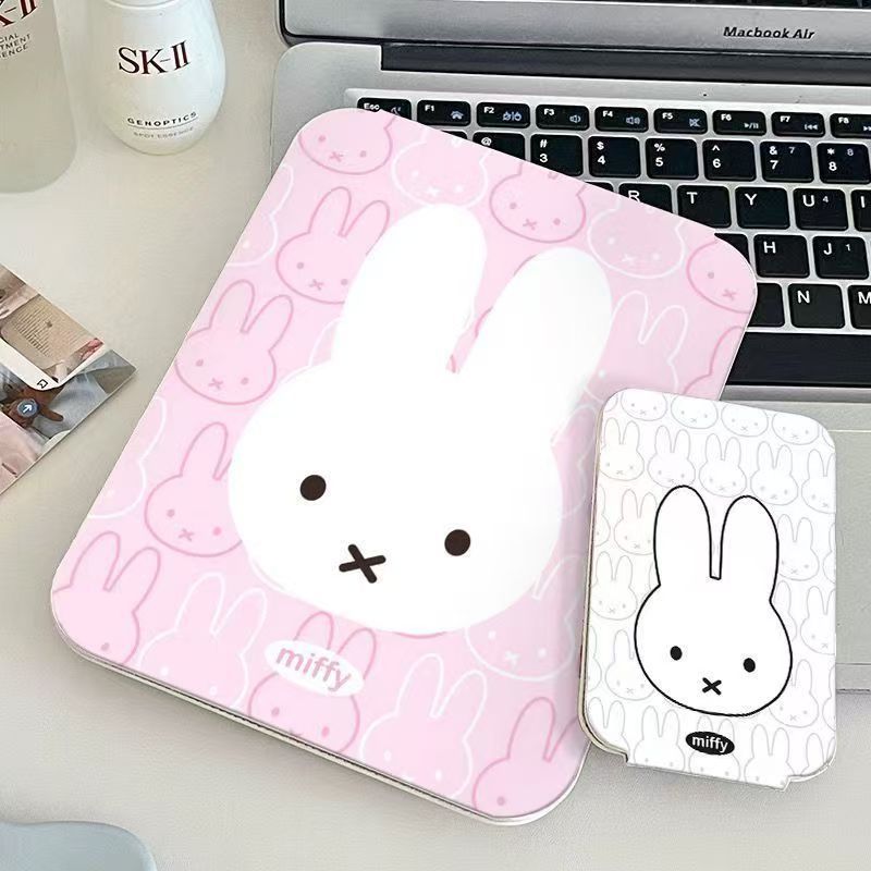 ミッフィーバニーメイクアップミラー ポータブルフリップアップ - Travel Accessories Best のレビューと価格