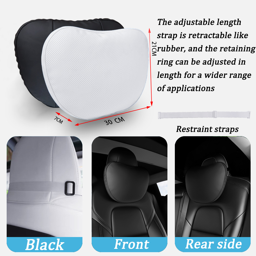 テスラモデル 3/Y ジュニパーフロッキング/レザーカーシー - Neck Pillow Memory Foam のレビューと価格