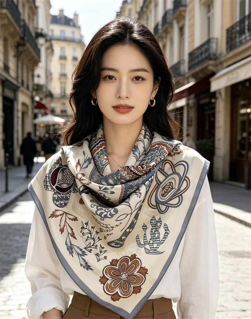 馬プリント女性 90 センチメートルバンダナ 90 ショール - Travel Accessories Gifts のレビューと価格