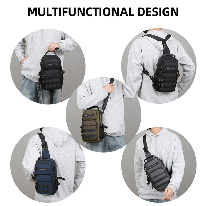 ハイキングチェストバッグ旅行多機能モールバックパック軽量ハン - Travel Accessories Bike のレビューと価格
