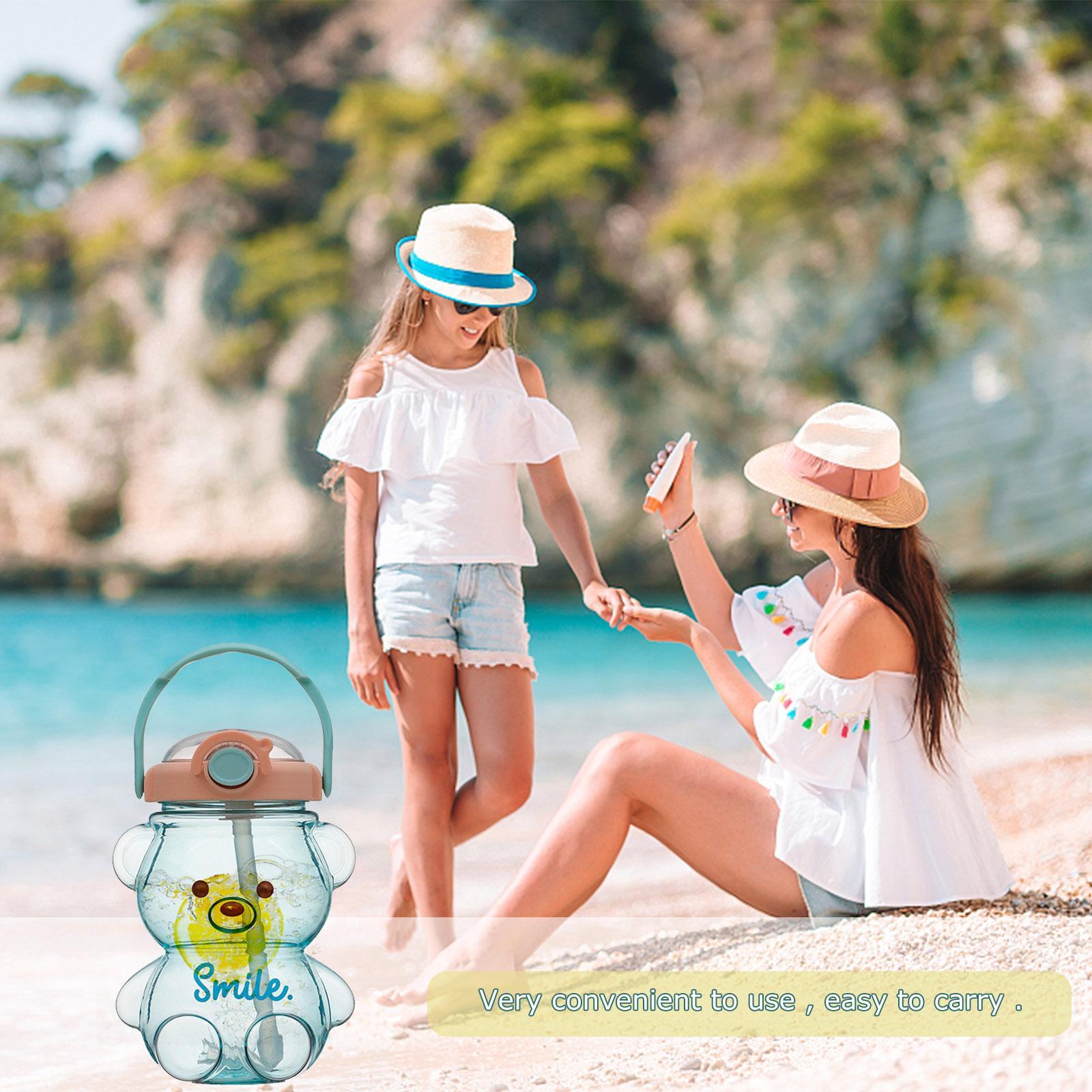 大容量ストローカップ 高価値 ベルト付き 防水漏れ防止シール - Travel Accessories For 4 Year Old のレビューと価格