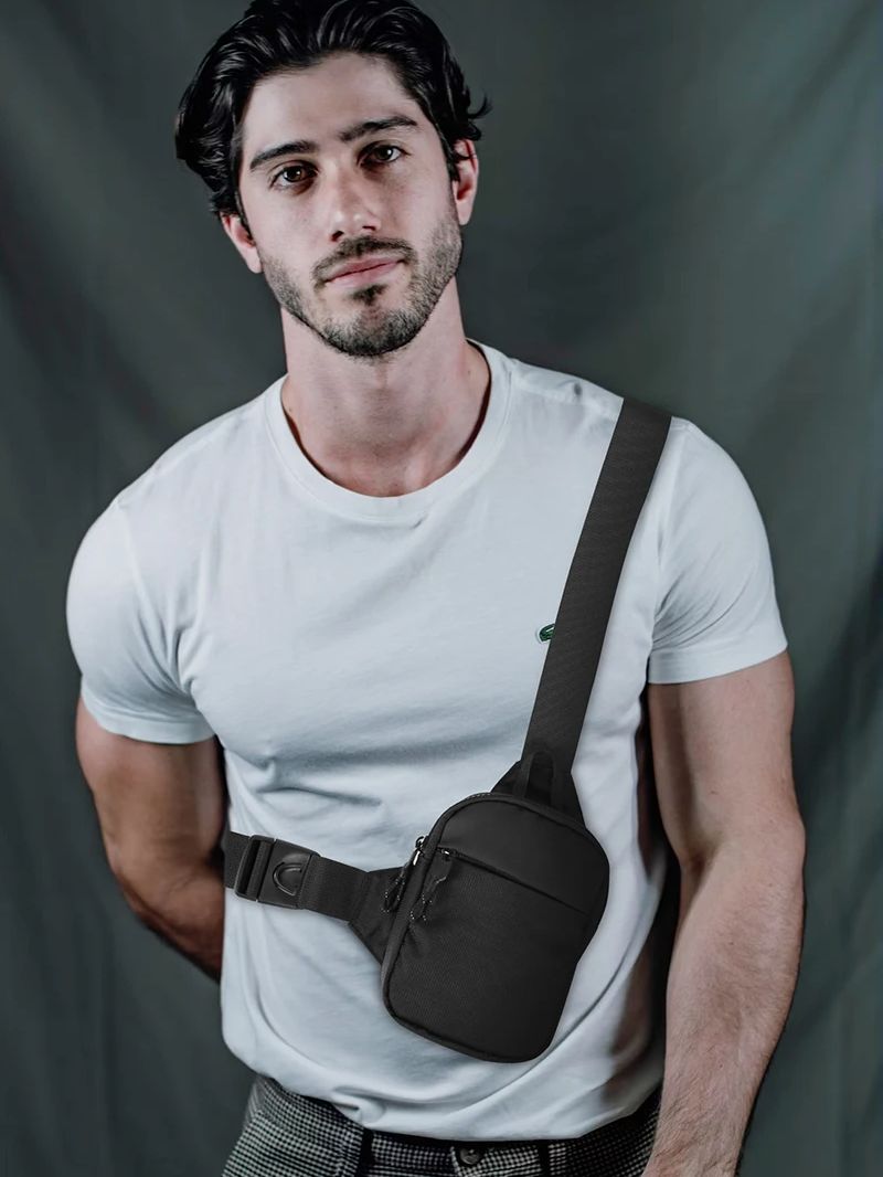 カジュアルメンズショルダーチェストバッグナイロン防水アウトド - Travel Accessories Bike のレビューと価格