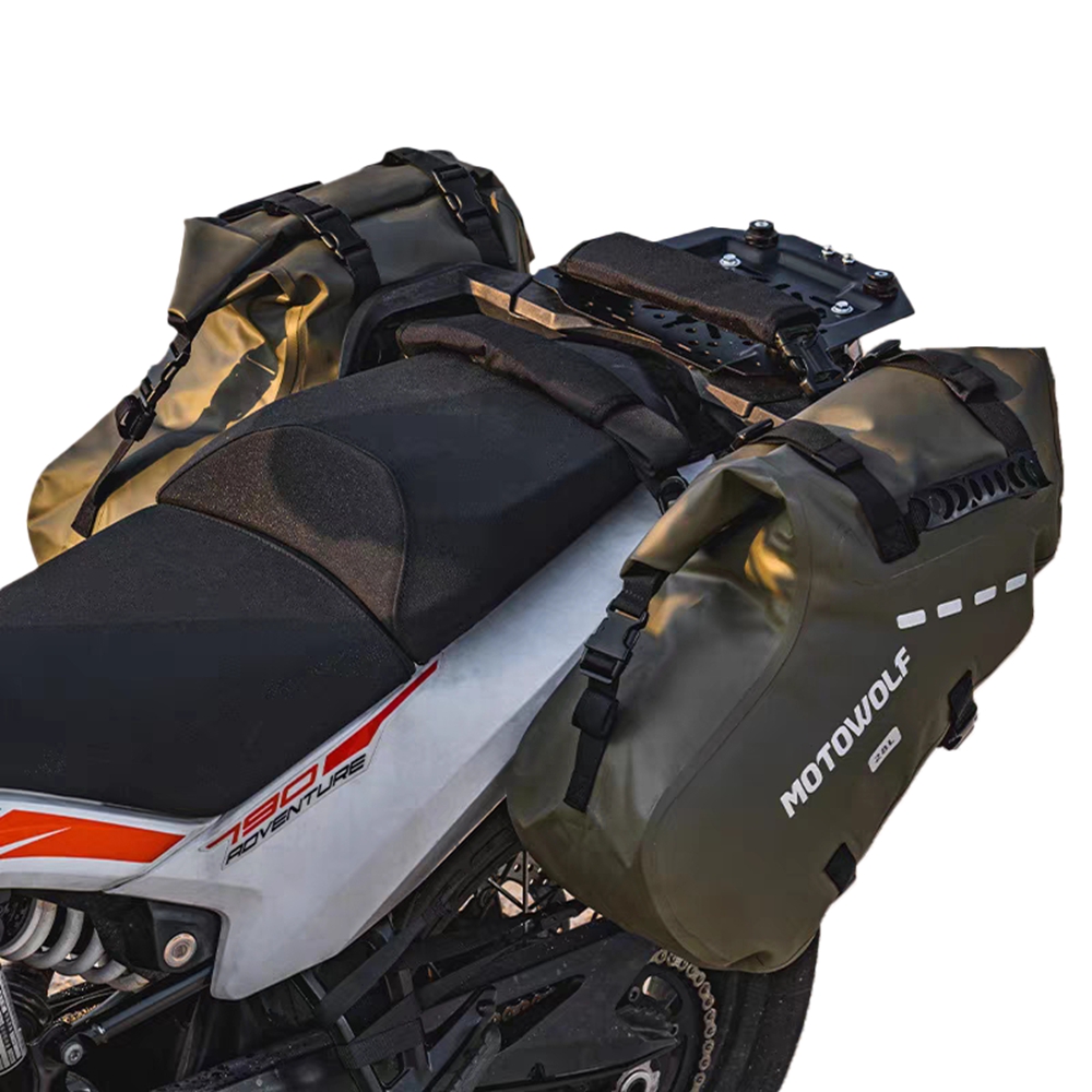 ユニバーサルオートバイ18/28/48L防水トラベルラゲッジ - Travel Accessories Logo のレビューと価格