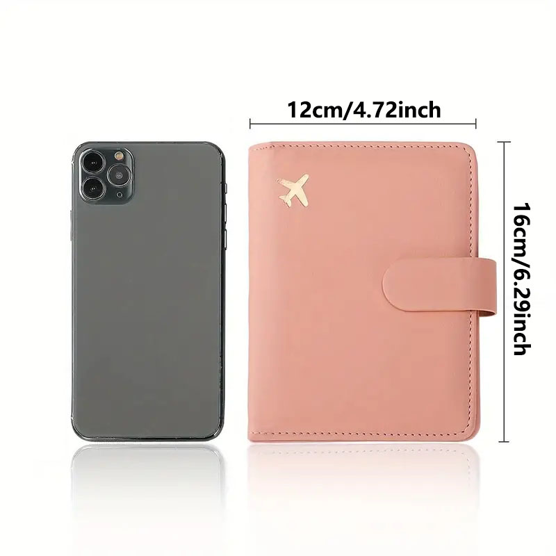 防水レザーパスポートホルダー かわいいバックル付き - 旅行 - Travel Accessories Plane のレビューと価格