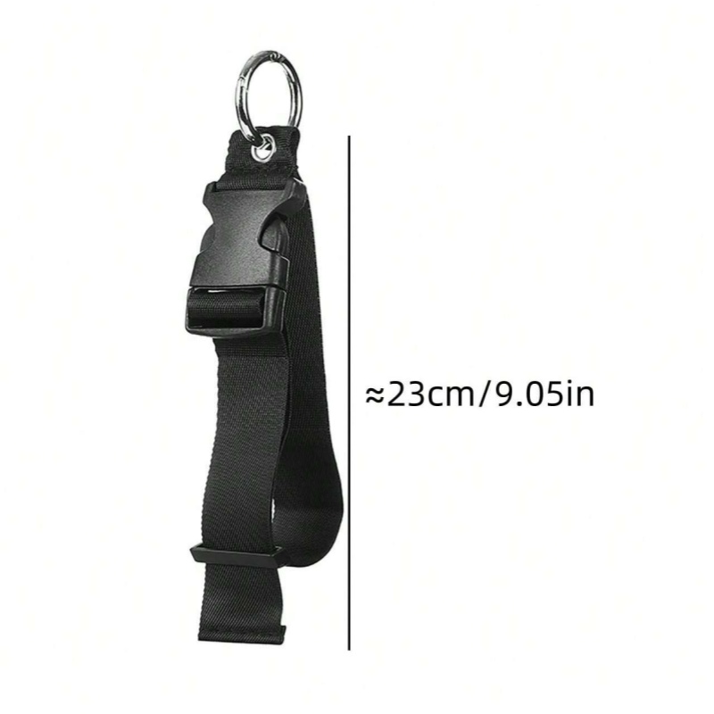 カラビナトラベルストラップ 荷物用 調節可能な弾性バッグホル - Travel Accessories Plane のレビューと価格