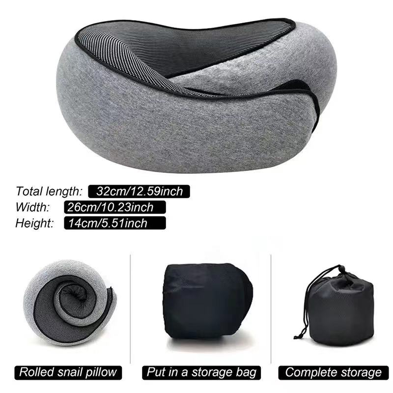 旅行、頸椎、旅行、正午の休憩、睡眠、キャンプ、キャリーバッグ - Neck Pillow Memory Foam のレビューと価格