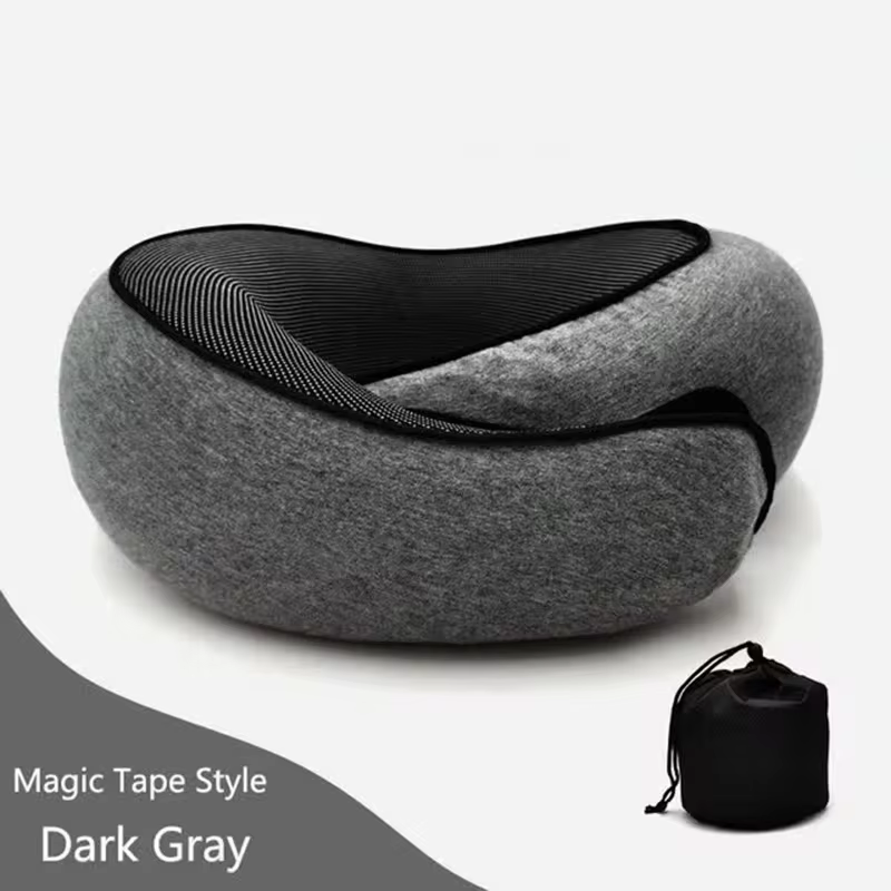 旅行、頸椎、旅行、正午の休憩、睡眠、キャンプ、キャリーバッグ - Neck Pillow Memory Foam のレビューと価格