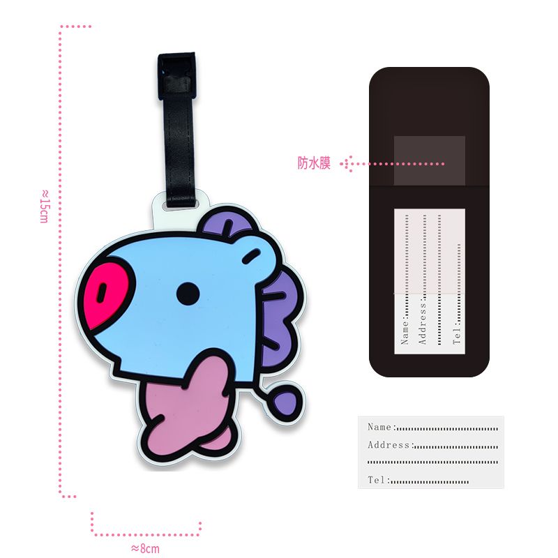 BT21のかわいいキャラクターキーホルダー、カワイイユニセッ - Travel Accessories Gifts のレビューと価格