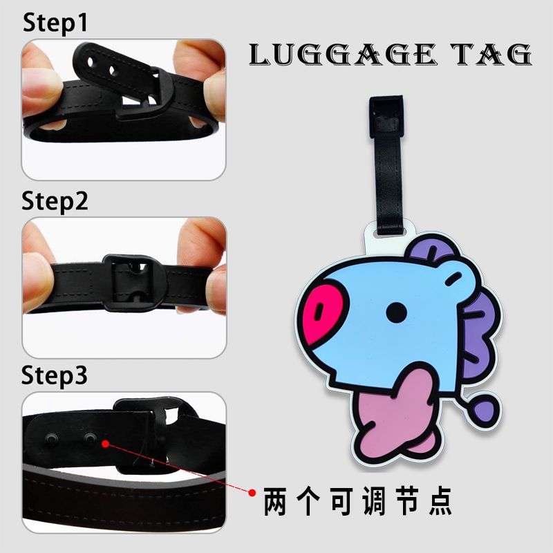 BT21のかわいいキャラクターキーホルダー、カワイイユニセッ - Travel Accessories Gifts のレビューと価格
