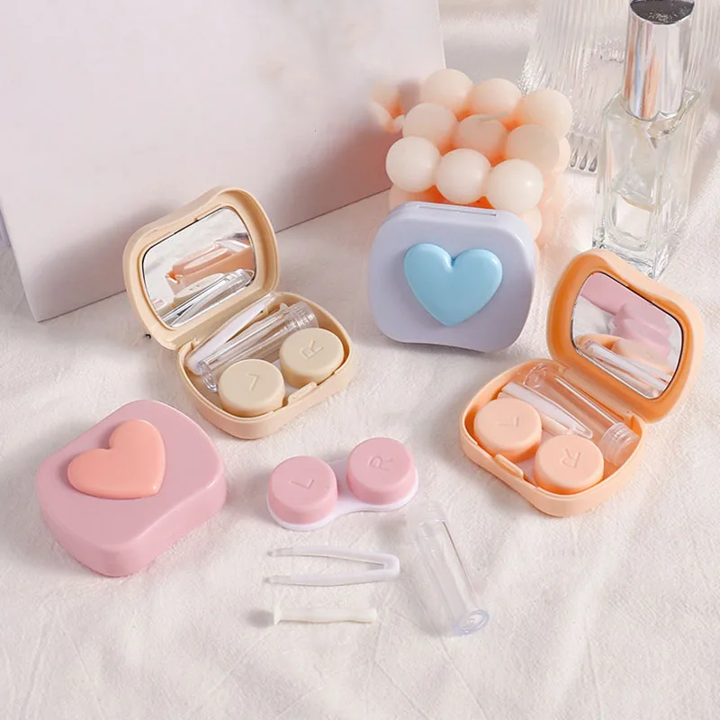 女性と女の子のためのミニコンタクトレンズケース,シンプルでか - Travel Accessories Kit For Women のレビューと価格