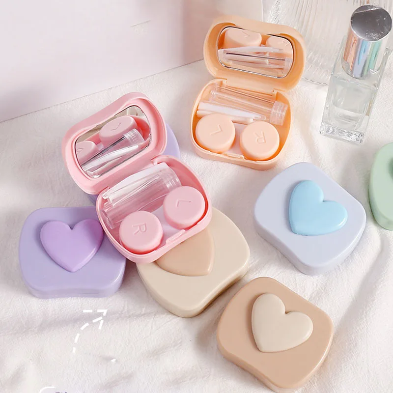 女性と女の子のためのミニコンタクトレンズケース,シンプルでか - Travel Accessories Kit For Women のレビューと価格