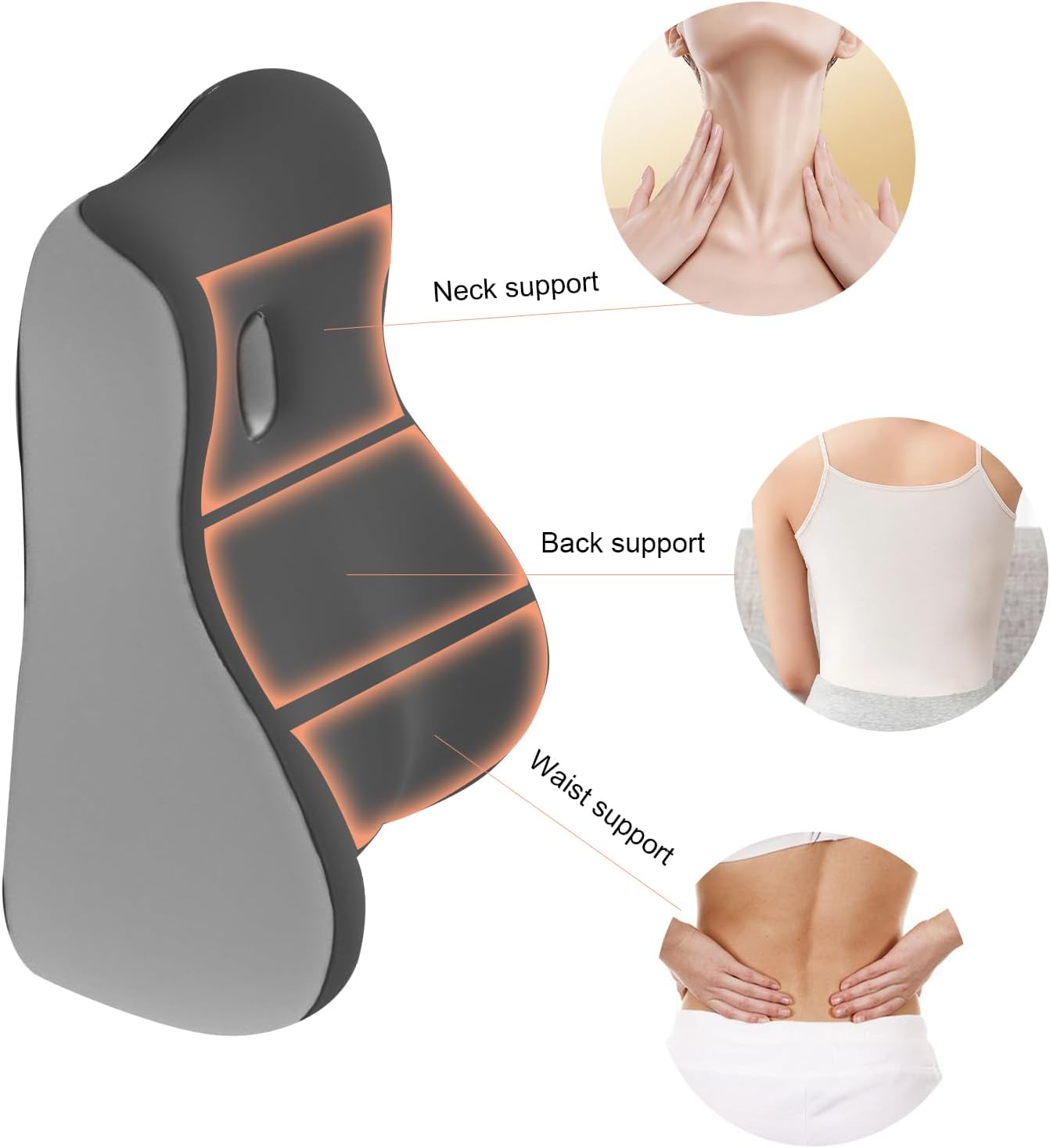 カップル用インティマシーサポートウェッジ枕、メモリーフォーム - Neck Pillow Memory Foam のレビューと価格