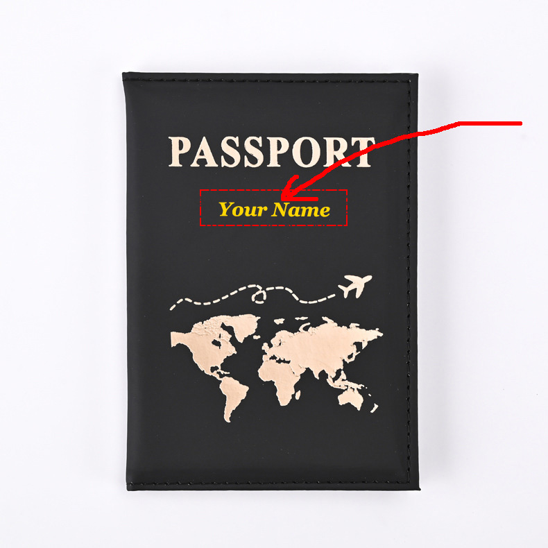男性と女性のためのパーソナライズされた飛行機のパスポートカバ - Travel Accessories Plane のレビューと価格
