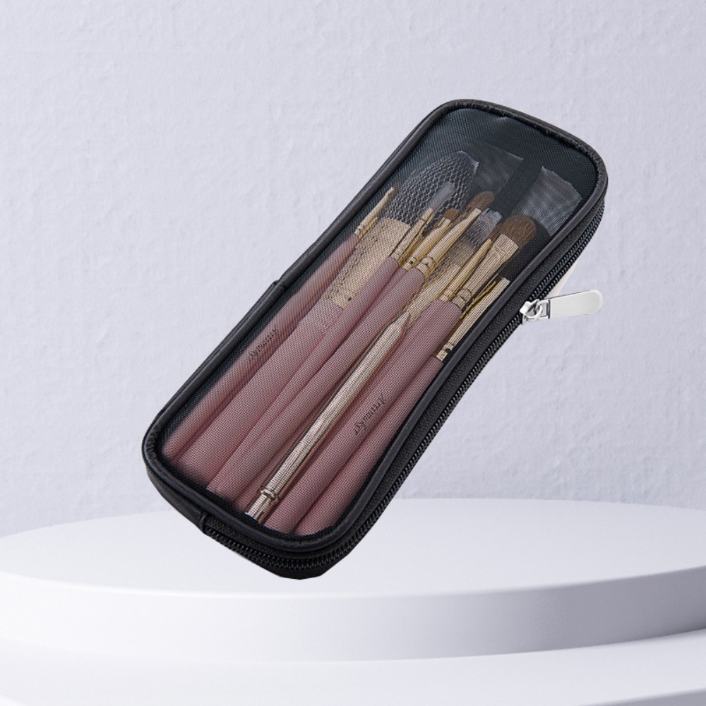 メッシュメイクブラシバッグ レディース ビューティーツール  - Travel Accessories Kit For Women のレビューと価格