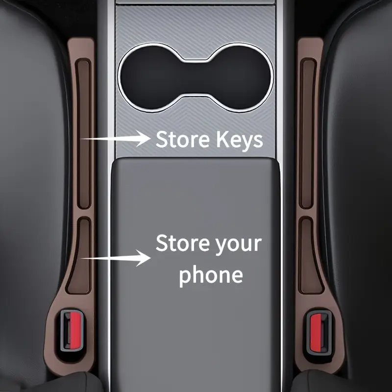 カーシート隙間プラグ、車内装飾品、車用クリップ収納ボックス、 - Travel Accessories Gadget のレビューと価格