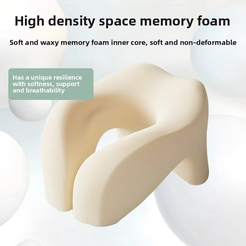 メモリーフォームU字型ネックピロー 旅行用飛行機睡眠枕 ソフ - Neck Pillow Memory Foam のレビューと価格