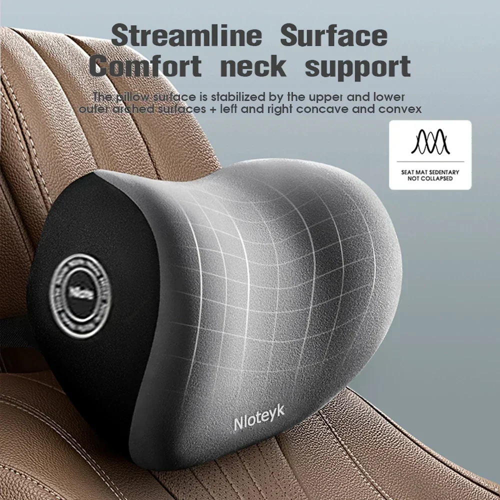 車用メモリーフォームネックピロー＆ランバーサポートセット、通 - Neck Pillow Memory Foam のレビューと価格