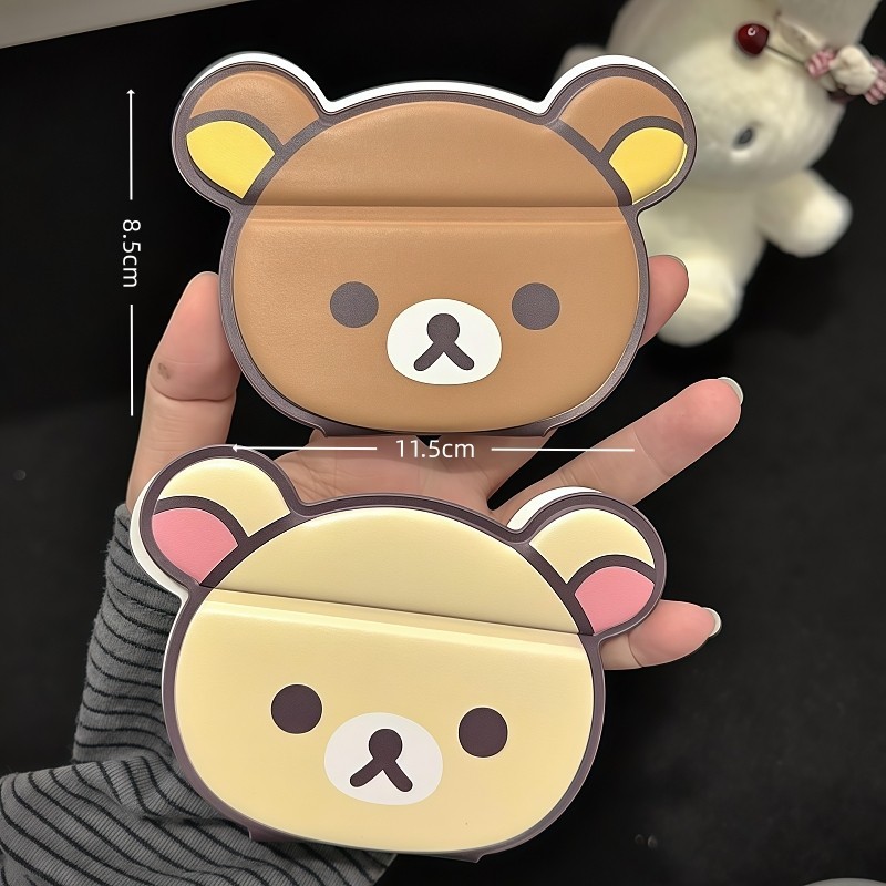 リラックマ折りたたみ化粧鏡かわいいシンプルなポータブル手持ち - Travel Accessories Gifts のレビューと価格