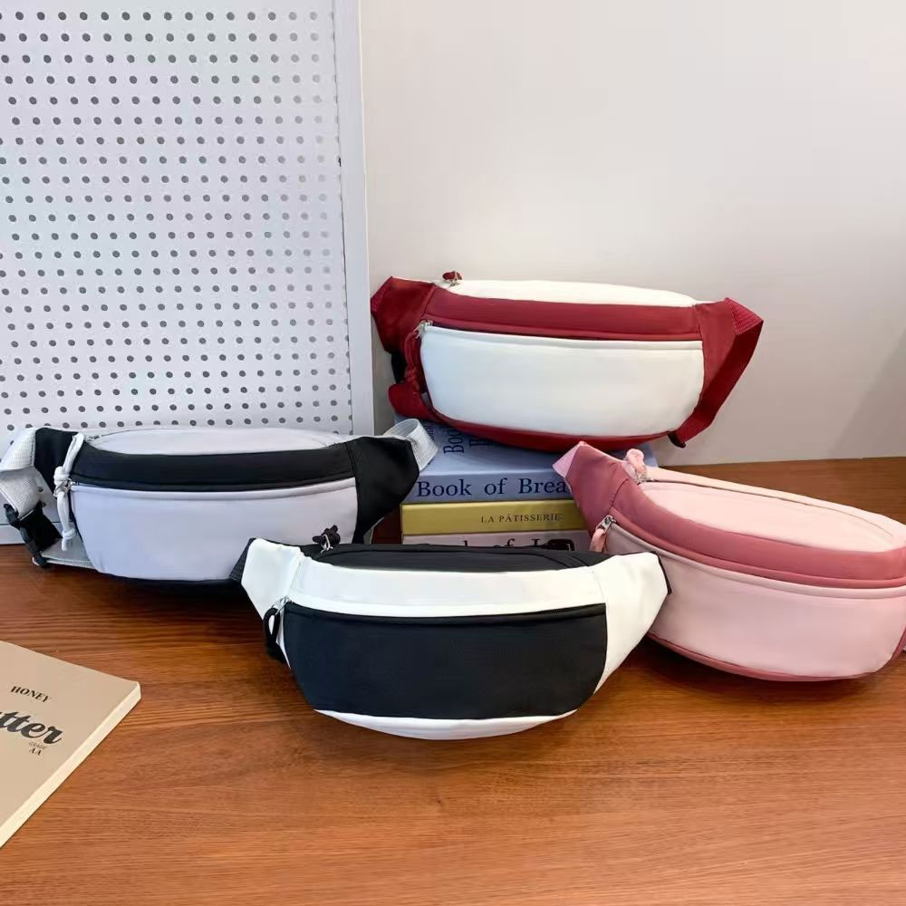 1ピースレディースチェストバッグ、カラーブロックカジュアルシ - Travel Accessories Bike のレビューと価格