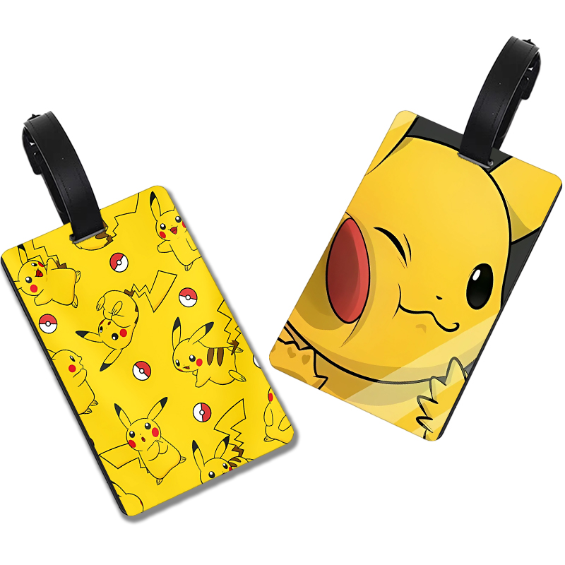 ポケモン漫画荷物タグかわいいプライバシー保護手荷物タグピカチ - Travel Accessories Gifts のレビューと価格