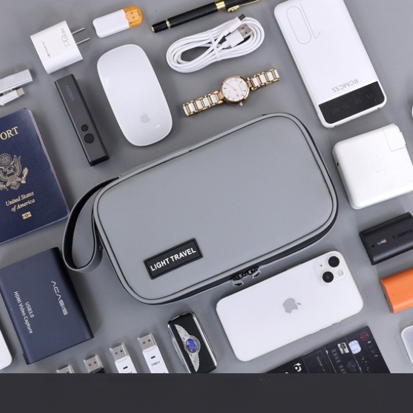 軽量ハンドヘルドデジタルガジェット収納バッグ、多ポケット電子 - Travel Accessories Gadget のレビューと価格