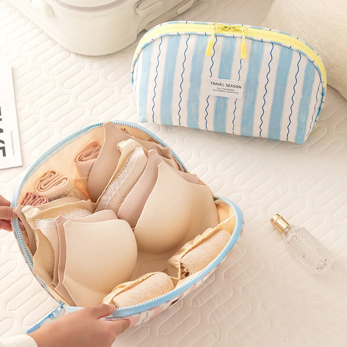 下着収納袋ポータブル多目的トラベルオーガナイザーバッグオック - Travel Accessories And Bags のレビューと価格