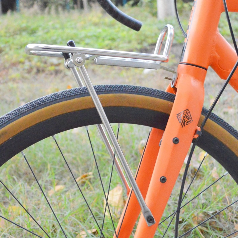 ステンレス鋼製自転車ラック耐荷重一体型防錆調整可能な自転車荷 - Travel Accessories Bike のレビューと価格