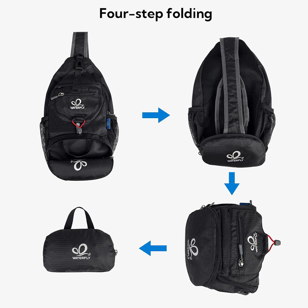 ウォーターフライクロススモールボディスリングパック、収納可能 - Travel Accessories Bike のレビューと価格
