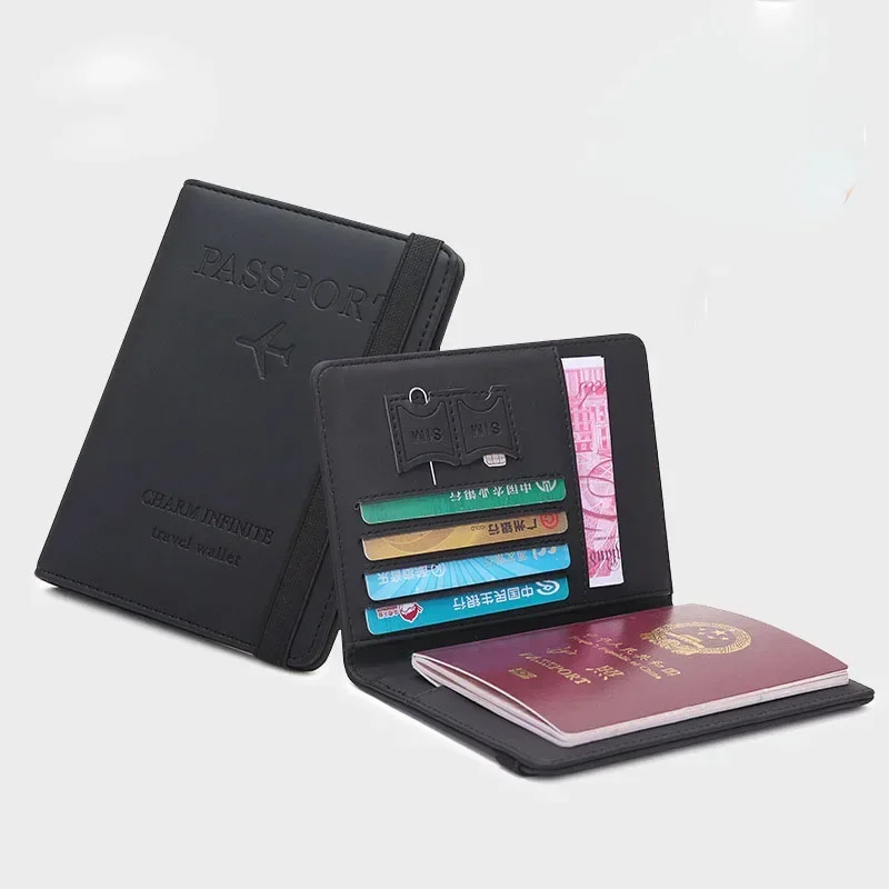 女性男性旅行パスポートホルダーカバーケース Pu レザークレ - Travel Accessories Bag For Women のレビューと価格
