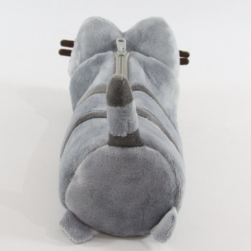 かわいいプシーンペンシルケース、漫画風の太った猫、大容量学生 - Travel Accessories Gadget のレビューと価格