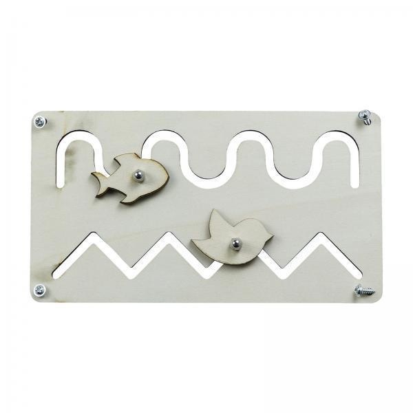 4x DIY ビジーボード 就学前のアクティビティ トラック - Travel Accessories Plane のレビューと価格