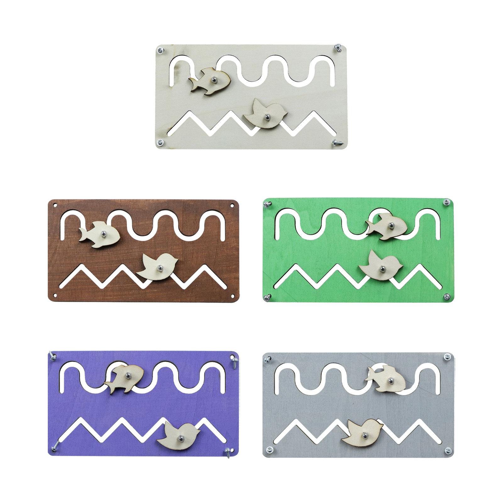 4x DIY ビジーボード 就学前のアクティビティ トラック - Travel Accessories Plane のレビューと価格