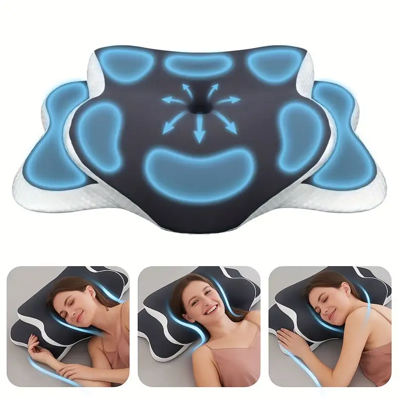 人間工学に基づいたメモリーフォームバタフライネックピロー、C - Neck Pillow Memory Foam のレビューと価格
